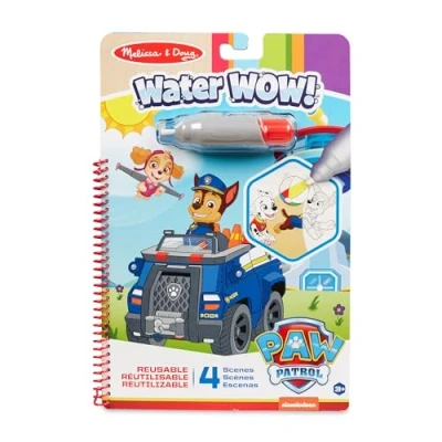 Abbildung von Melissa and Doug PAW Patrol Chase Water Wow Malbuch mit Wasserstift, Wasser , Wassermalbuch ab 3 4 5 6 Jahre, Wasserzauber Malbücher für Kinder