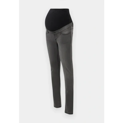 Abbildung von Vero Moda Maternity Vmmtanya Piping NOOS Jeans Relaxed Fit, Damen, Größe: Medium, Dark grey denim