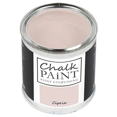 Abbildung von Chalk Paint Everything® Cipria Kreidefarbe Wasserbasis für Alle Oberflächen einfach zu verarbeiten ohne schlechten Geruch Extra Matt (250 ml)