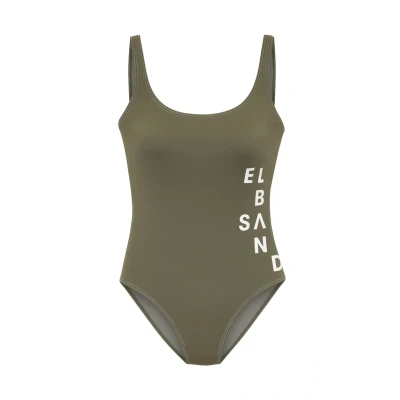 Abbildung von Elbsand Badeanzug, Damen, Größe: 36xC/D, Olive