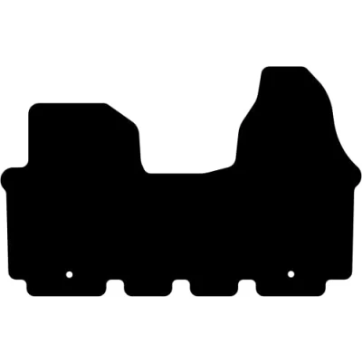 Abbildung von Kovvar Fußmatten Passend für Renault Trafic 2001 2014 zur Ausführung: 2 Vorne Qualität: Basic