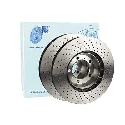 Abbildung von BLUE PRINT ADU174385 Bremsscheibe Hinterachse 345 22 5 112 gelocht/innenbel. beschichtet MERCEDES BENZ: ML Klasse, GLE SUV, GL