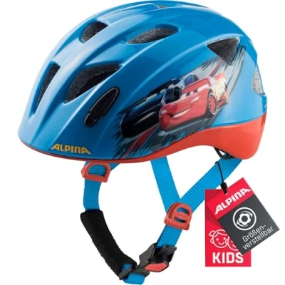 Abbildung von ALPINA XIMO Disney Leichter, Sicherer &amp; Bruchfester Fahrradhelm Mit Optionalen LED Licht Für Kinder, Cars, 47 51 cm