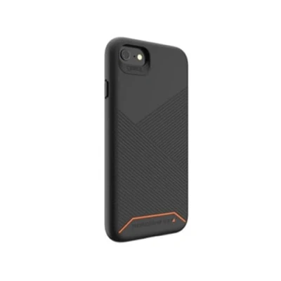 Abbildung von Apple iPhone SE (2022) Hülle Kunststoff Gear4 Hard Case/Backcover Handyhülle Schwarz Shockproof/Stoßfest