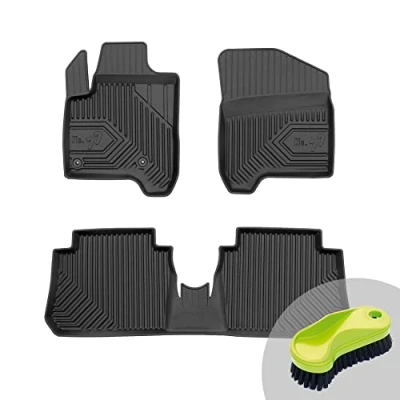 Abbildung von FROGUM No.77 Gummimatten Ganzjahresset von Auto Fußmatten Autofussmatten für Citroën C3 Picasso 2008 2017 Langlebiges TPE Material