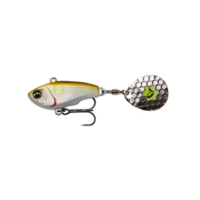 Abbildung von Savage Gear Fat Tail Spin sinkend Jig Spinner, Größe/Gewicht/Farbe:5.5cm / 6.5g Ayu
