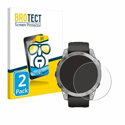 Abbildung von BROTECT (2 Stück Schutzfolie für Garmin Fenix 7 (47 mm) Displayschutz Folie Ultra Klar