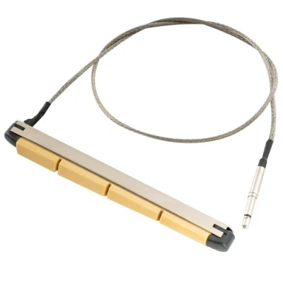 Abbildung von Musiclily Basic Transducer Under Saddle Keramik Piezo Tonabnehmer Pickup für 4 Saiter Akustik Bass, 84mmx6mm