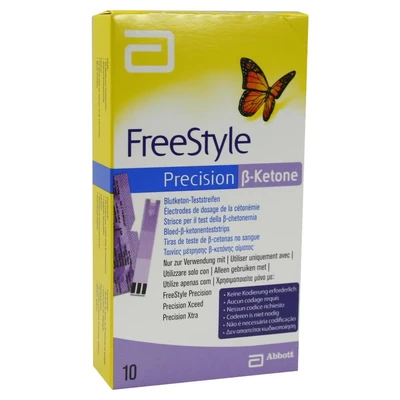 Abbildung von Freestyle Precision Beta Ketone Blutketon Teststr.
