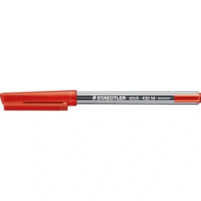 Abbildung von STAEDTLER Stick 430 M 2 Kugelschreiber 10 Stück Rot, Einzelprodukt
