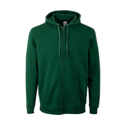 Abbildung von Mukua Unisex Sf270u Kapuzenpullover mit Reißverschluss, Flaschengrün, S