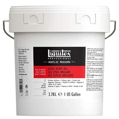 Abbildung von Liquitex 5123 Basics Matt Acrylfarbe, transparent, 20,7 x 21,3 cm, 3.78 l (1er Pack)