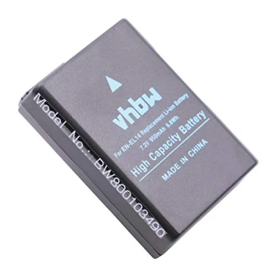 Abbildung von vhbw Akku kompatibel mit Nikon CoolPix P7000, P7100, P7700 Kamera Digicam DSLR (950mAh, 7,2V, Li Ion) Infochip