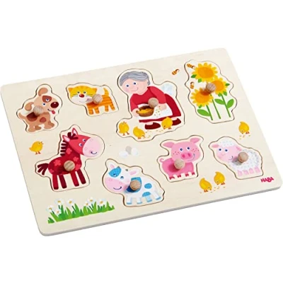 Abbildung von HABA OMA Lenis Tiere Puzzle für Kinder, Größe: One Size, Multi coloured
