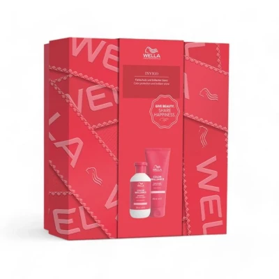 Abbildung von Wella Color Brilliance Geschenkset Haarpflege für coloriertes Haar Geschenkbox mit Shampoo &amp; Conditioner (300 + 200 ml)