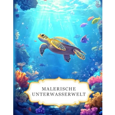 Abbildung von Malerische Unterwasserwelt: Ein Ozean Malbuch für Erwachsene mit 50 wunderschönen Motiven zum Ausmalen. Ideal zur Entspannung, Stressabbau und Förderung der Kreativität