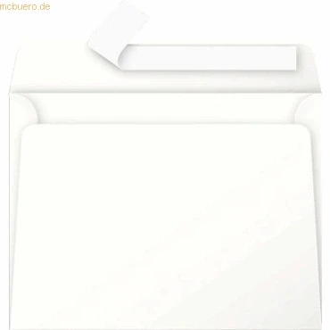 Abbildung von Clairefontaine 55442C Karton mit 200 Umschläge Pollen, selbstklebend 16,2x22,9 cm 120g lose, Elfenbein