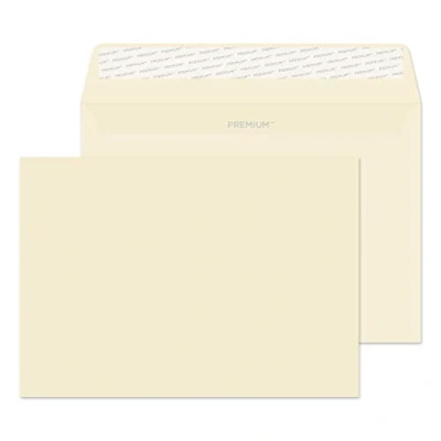 Abbildung von Blake Business 61454 Briefumschläge Haftklebung Creme Wove C5 162 x 229 mm 120 g/m² 25 Stück