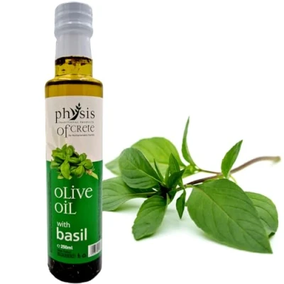 Abbildung von Physis of Crete Extra natives Olivenöl, 250 ml, griechisches perfekt für Salate (Basilikum)