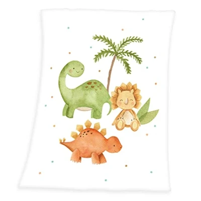 Abbildung von Baby Best Babydecke &quot;Dinos&quot;, mit liebevollem Motiv, Kuscheldecke