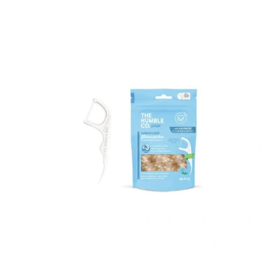 Abbildung von The Humble Co. Floss Picks Zahnseidesticks PRO Advanced mit Fluorid