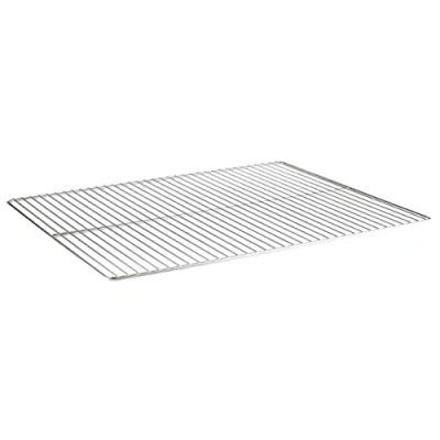 Abbildung von APS GN 2/1 Rost, Küchenrost, Küchenhelfer, Küchengitter, elektrolytisch poliert, Drahtstärke 3mm, Rahmendraht 6mm, 65 x 53 cm, Edelstahl 18/10, extra schwere Qualität