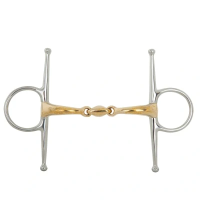 Abbildung von BR Double Broken Full Cheek Soft Contact 14 mm schere 127 13,5 Silber / gold Gelb
