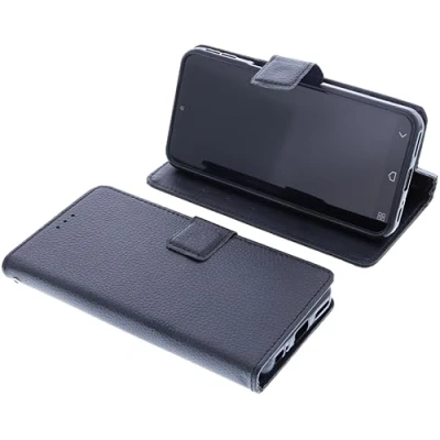 Abbildung von foto kontor Tasche kompatibel mit Emporia Smart 6 Lite Book Style schwarz Schutz Hülle Buch