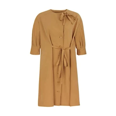Abbildung von IPEKYOL Women&#039;s Lyocell Dress, Camel, 40