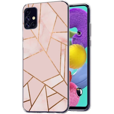 Abbildung von Samsung Galaxy A51 Hülle Silikon iMoshion Soft Case/Backcover Handyhülle Rosa Natur Design