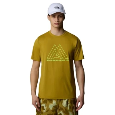 Abbildung von The North Face TEE Tshirt print, Herren, Größe: Small, Amber green