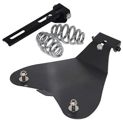 Abbildung von Bid4ze Solo Sitz Bodenplatte mit verchromten 7,6 cm Federn, Halterungs Kit für Harley Sportster XL 1200 883 48 Chopper Bobber Custom