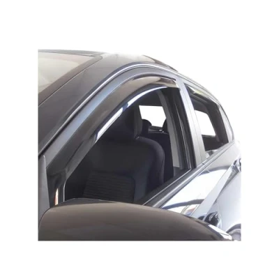 Abbildung von OMAC Windabweiser Regenabweiser kompatibel mit Hyundai i20 2020 2024 Dunkel Acryl 4tlg