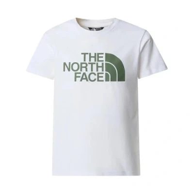 Abbildung von The North Face EASY TEE Unisex Tshirt print für Kinder, Größe: 146 151, White/duck green