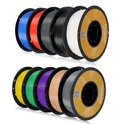 Abbildung von kingroon 3D Printer Filament PLA Druckerfilament,… (Polymilchsäure, 10 Rollen filament)