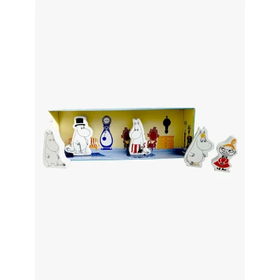 Abbildung von Barbo Toys Mumin Mein kleines Haus Muminfiguren 5 Holzfiguren Spielset für Kinder ab 3 Jahren