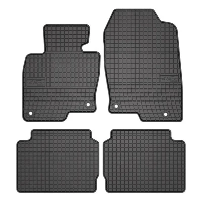 Abbildung von FROGUM 401617 Fußmattensatz Gummi vorne und hinten 4 schwarz Maßgefertigt MAZDA: CX 5 II