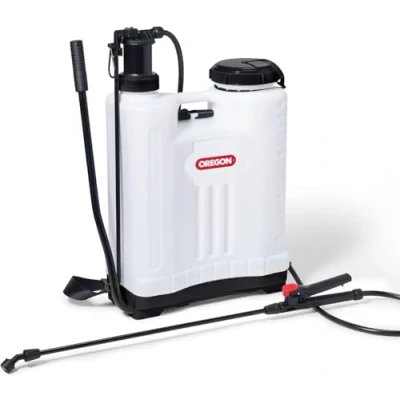 Abbildung von Oregon Rückenspritze/Druckspritze/Gartenspritze/Unkrautvernichter/Sprühgerät, mit Lanze und 4 Verstellbaren Sprühdüsen, 20 Liter, Tragbares Gartenzubehör