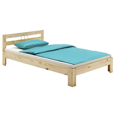 Abbildung von IDIMEX Massivholzbett THEO, Holzbett Einzelbett Bett 100 x 200 cm in Kiefer natur l