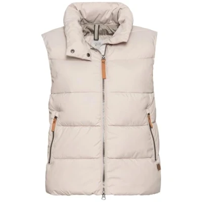 Abbildung von camel active Damen Steppweste aus recyceltem Polyester Beige Braun, womenswear 36