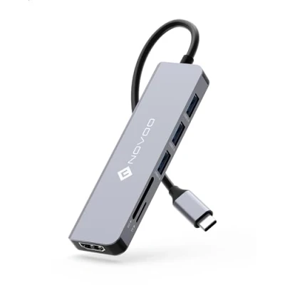 Abbildung von NOVOO USB C auf HDMI 4K Adapter, Hub USB, SD/TF Player