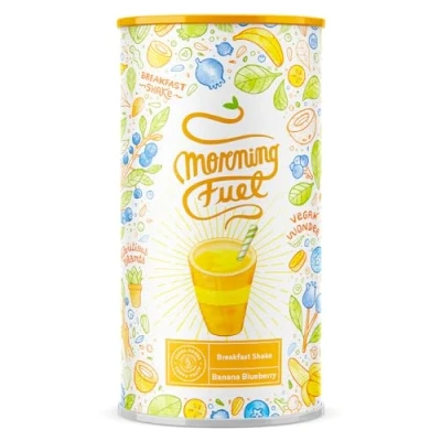 Abbildung von Alpha Foods Morning Fuel Frühstück Shake Heidelbeere Banane Morgens Satt &amp; Gesund, Vitamin und Nährstoffreiche Frühstücksmischung mit Protein Mahlzeitenersatz für Frauen Männer 600 g Pulver