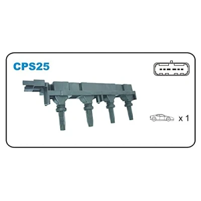 Abbildung von JANMOR CPS25 Zündspule PEUGEOT: 307 Schrägheck, CC, 406 Coupe, CITROËN: C4 I C8