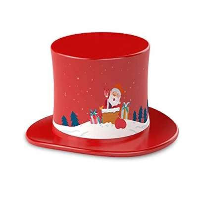 Abbildung von TechniSat TECHNIFANT Hütchen Wunderbare Weihnachtslieder und Geschichten für die Weihnachtszeit (Spielzeit ca. 60 Minuten, Audioinhalte geeignet Kinder ab 2 Jahren, Deutsch) rot