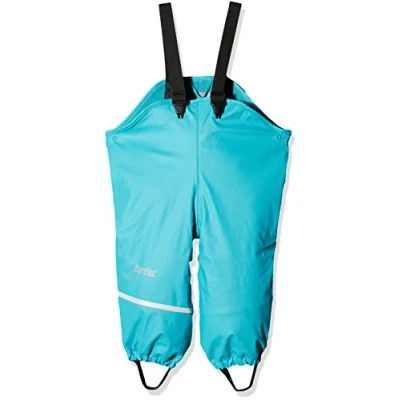 Abbildung von CareTec Kinder Regenlatzhose mit Fleecefutter, Turquoise (968), 74