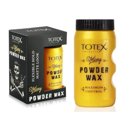 Abbildung von Totex POWDER WAX 20gr Mattifying Volume Hair Styling Pulver wachs mattierendes Volumen Pulverwachs Haarstyling Powderwachs Haar Puder