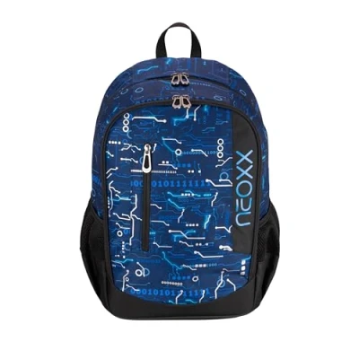 Abbildung von neoxx Schulrucksack &quot;Flow, Next Level&quot;, teilweise aus recyceltem Material