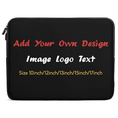 Abbildung von Personalisierte kundenspezifische Laptop Hülsen Fall, wasserfeste Computer Tasche Oxford Notebook Aktentasche Tragetasche Haut Abdeckung