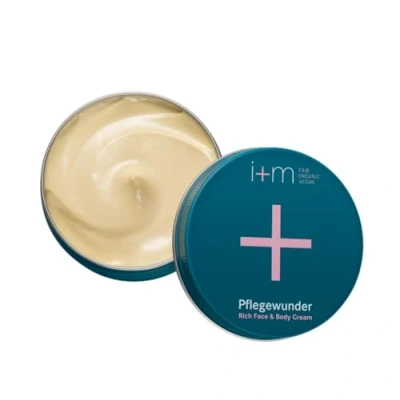 Abbildung von i+m® Pflegewunder 75ml · Vegane Gesichtscreme &amp; Körperpflege Creme für empfindliche und trockene Haut Mit Bio Sheabutter Aloe Vera Naturkosmetik Männer, Frauen Kinder