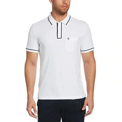 Abbildung von Original Penguin THE EARL Poloshirt, Herren, Größe: Large, Bright white